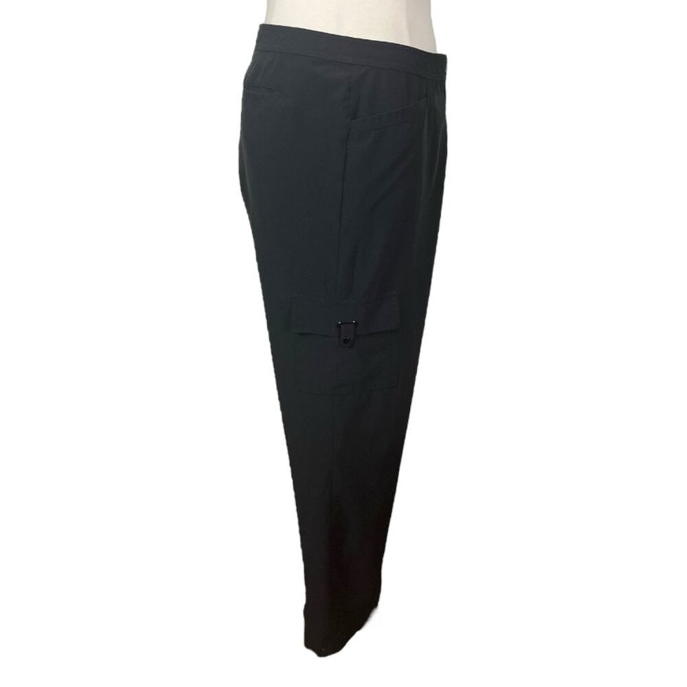 Chico’s Zenergy Black Athletic Cargo Pants Chicos Size 3 Short Women’s Size 16 - Picture 3 of 12